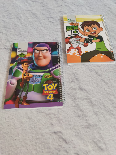 دفتر۱۰۰برگ جلد طلقی پسرانه