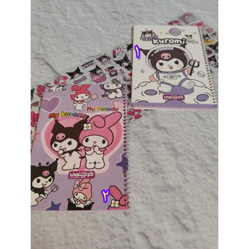 دفتر کرومی و ملودی ۴۰برگ حاشیه دار