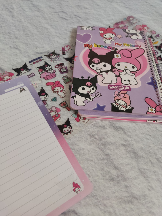 دفتر کرومی و ملودی ۴۰برگ حاشیه دار