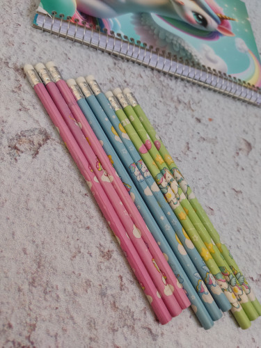 مداد سیاه پاکن دار پونی دخترانه