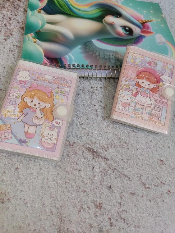 دفترچه مجلد دکمه دار دخترانه