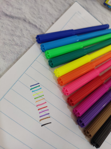 ماژیک نقاشی ۱۲رنگ اقتصادی